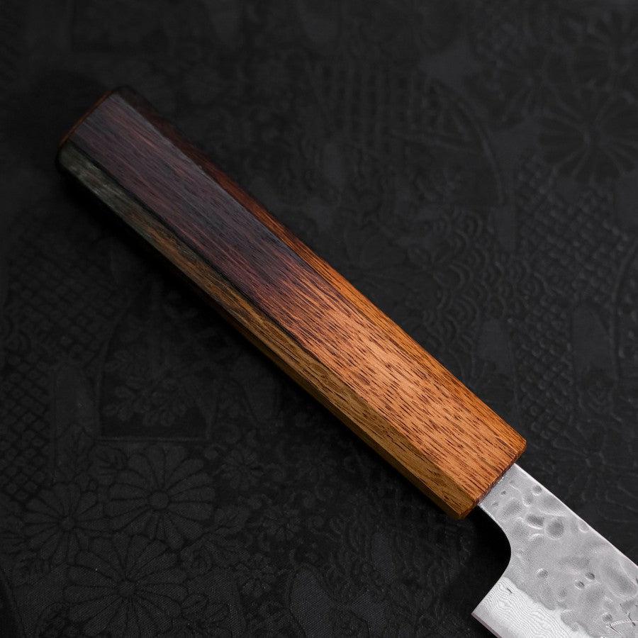 Sujihiki AUS-10 Tsuchime Damast Yaki Urushi Griff 240mm - Image 6