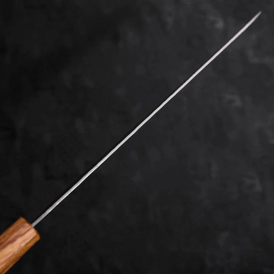 Sujihiki AUS-10 Tsuchime Damast Eichenholz Griff 240mm - Image 5