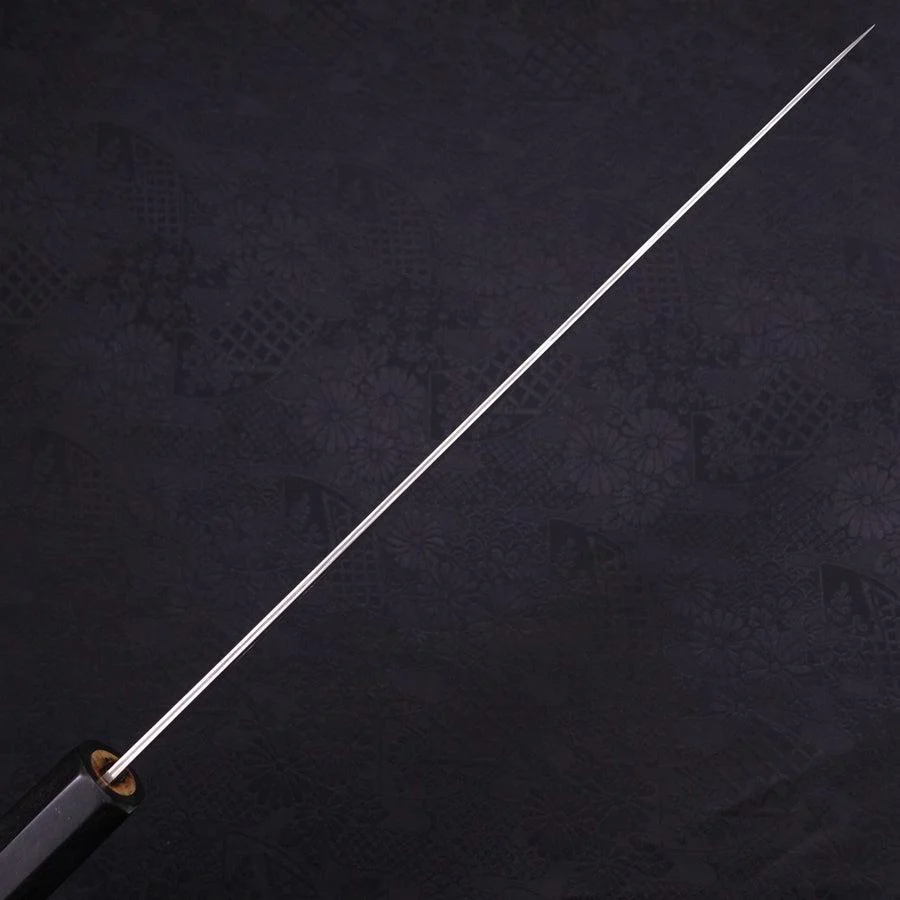 Sujihiki AUS-10 Wellen-Damast Büffelhorn und Magnolienholz Griff 240mm - Image 5