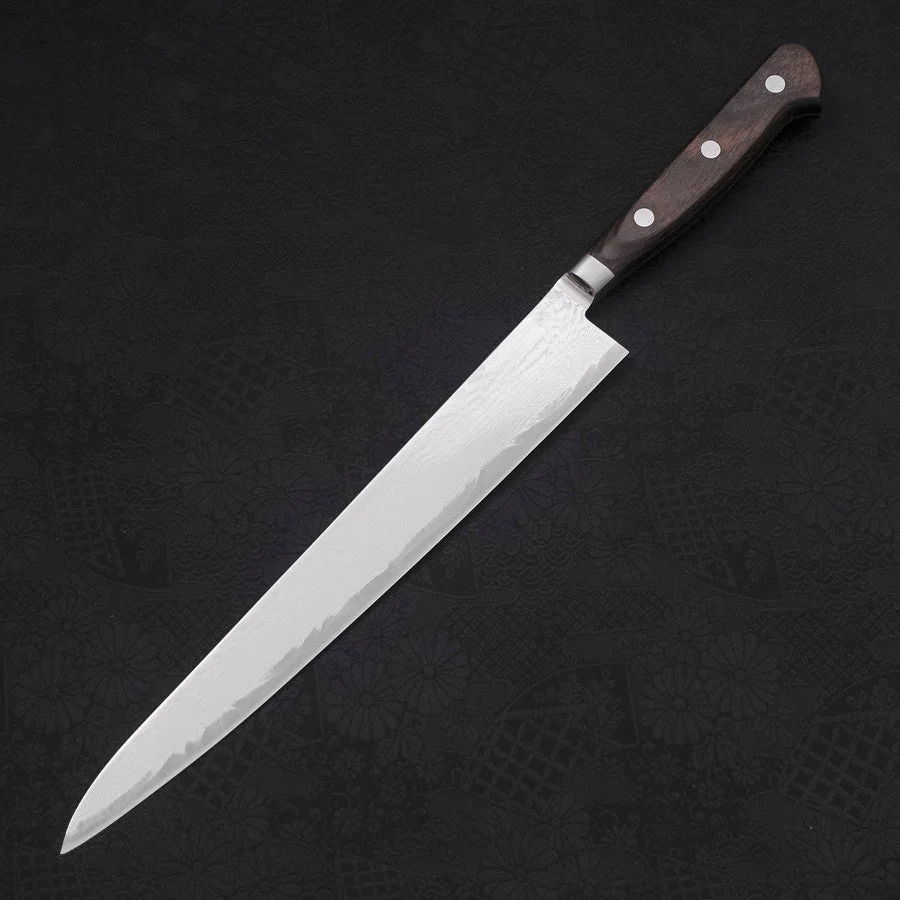 Sujihiki AUS-10 Wellen-Nickel-Damast Westlicher Griff 240mm - Image 2