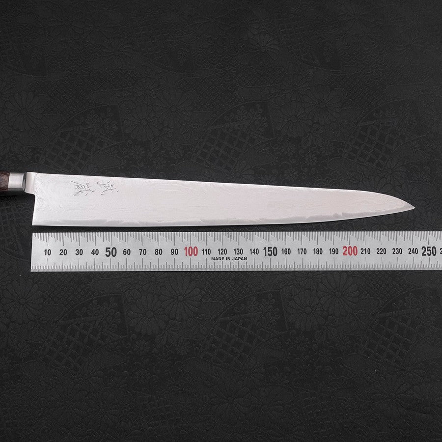 Sujihiki AUS-10 Wellen-Nickel-Damast Westlicher Griff 240mm - Image 7