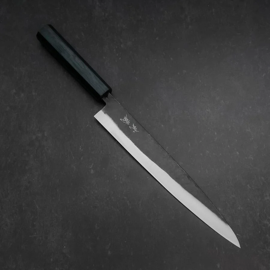 Sujihiki Blue Steel #2 Kurouchi Sumi Urushi Griff 240mm