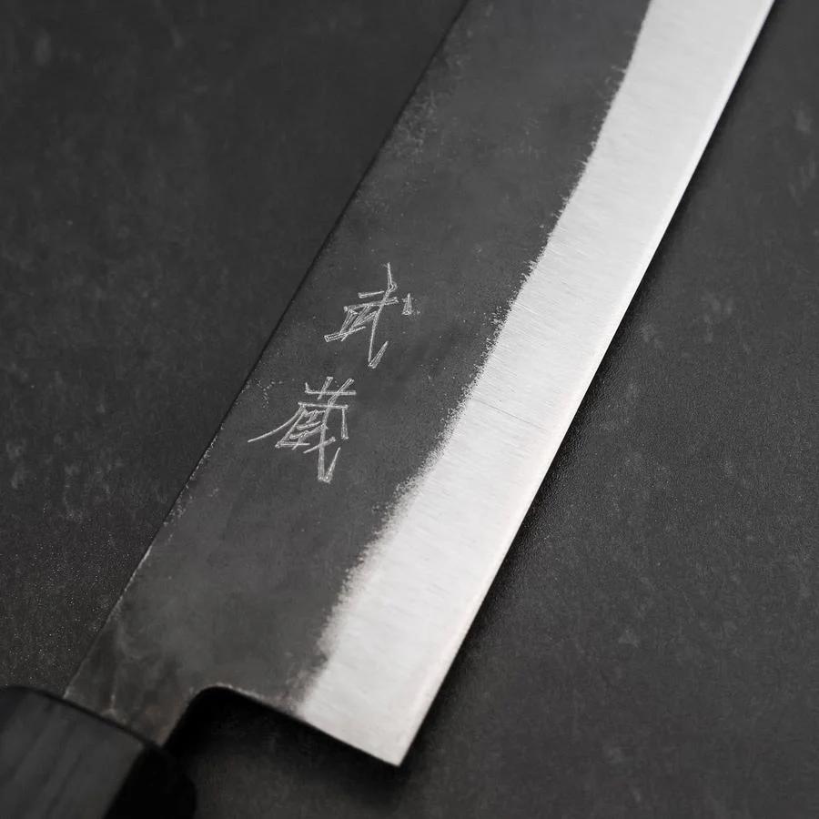Sujihiki Blue Steel #2 Kurouchi Sumi Urushi Griff 240mm - Image 3
