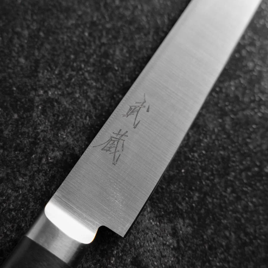 Sujihiki Molybdän Poliert Schwarzer Westlicher Griff 210mm - Image 3
