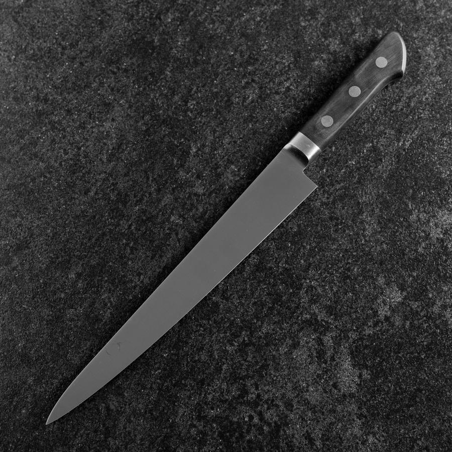 Sujihiki Molybdän Poliert Schwarzer Westlicher Griff 250mm - Image 2