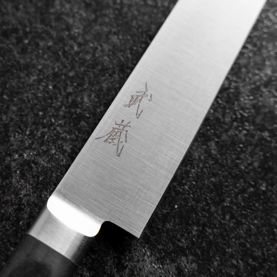 Sujihiki Molybdän Poliert Schwarzer Westlicher Griff 250mm - Image 3