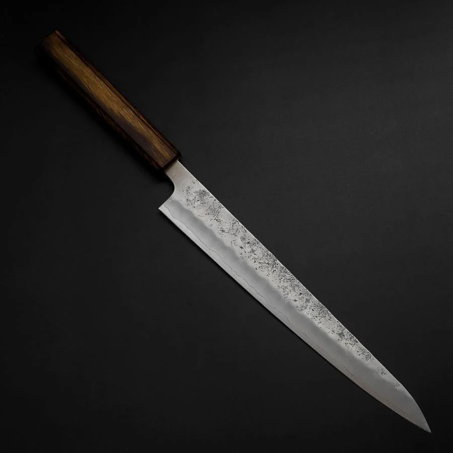 Sujihiki Silver Steel #3 Nashiji Sumi Urushi Griff 240mm