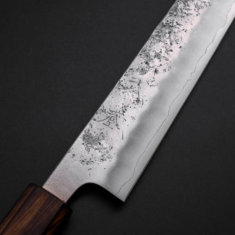 Sujihiki Silver Steel #3 Nashiji Sumi Urushi Griff 240mm - Image 3