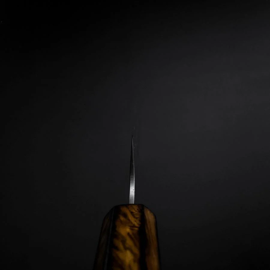 Sujihiki Silver Steel #3 Nashiji Sumi Urushi Griff 240mm - Image 4