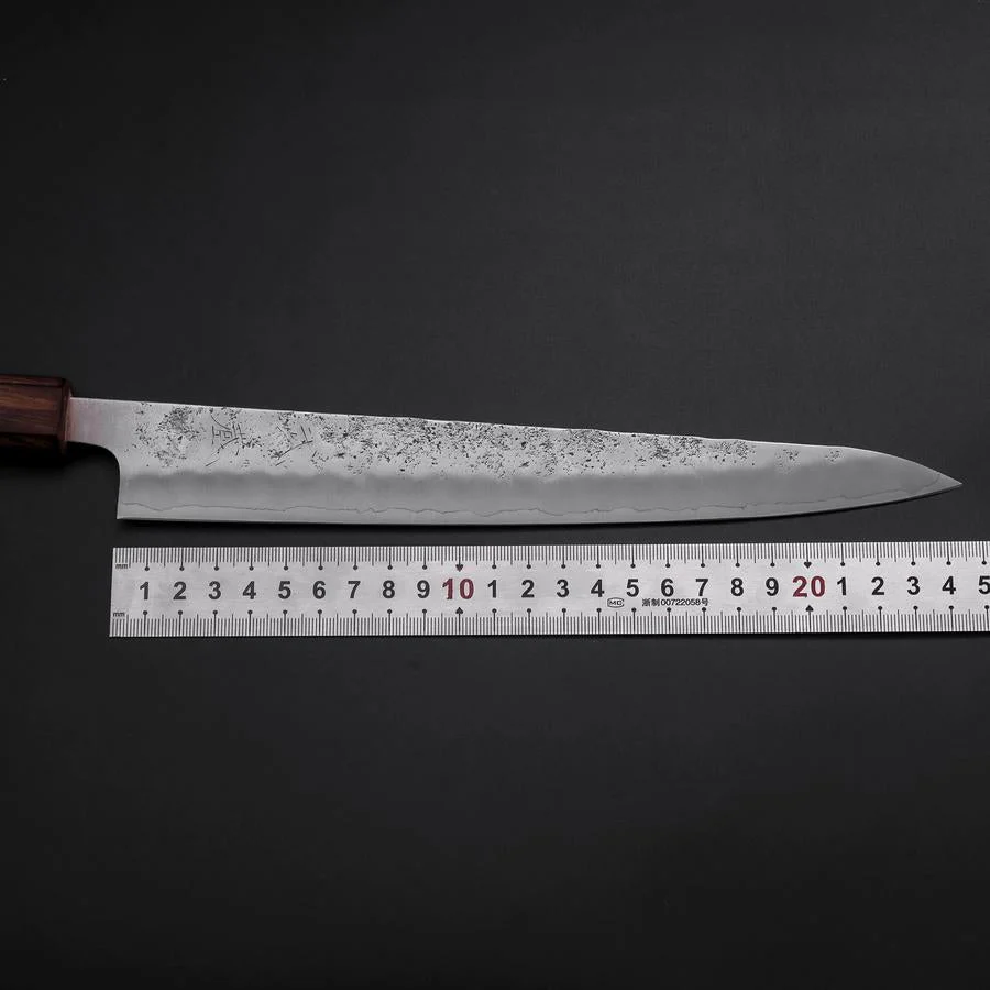 Sujihiki Silver Steel #3 Nashiji Sumi Urushi Griff 240mm - Image 6