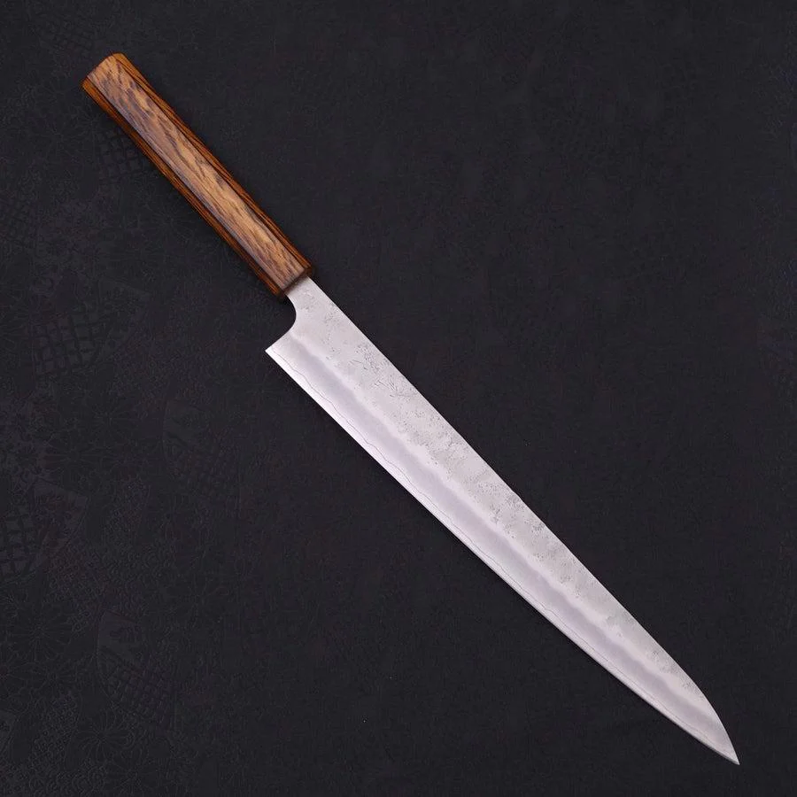 Sujihiki Silver Steel #3 Nashiji Sumi Urushi Griff 270mm