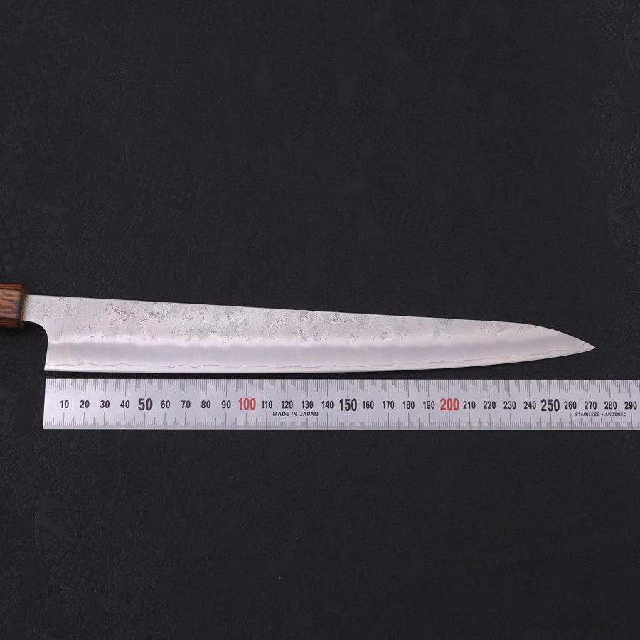 Sujihiki Silver Steel #3 Nashiji Sumi Urushi Griff 270mm - Image 7