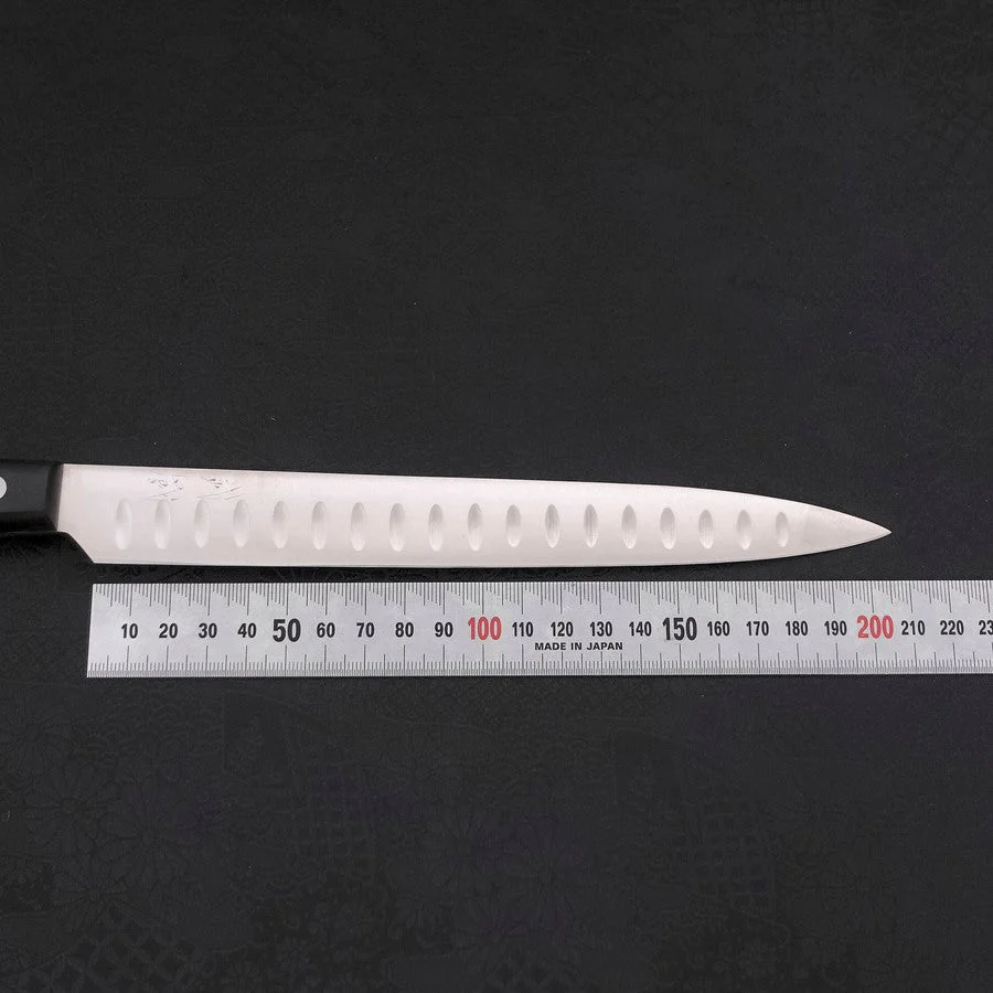 Sujihiki Silver Steel #3 Poliert Schwarzer Westlicher Griff 210mm - Image 7
