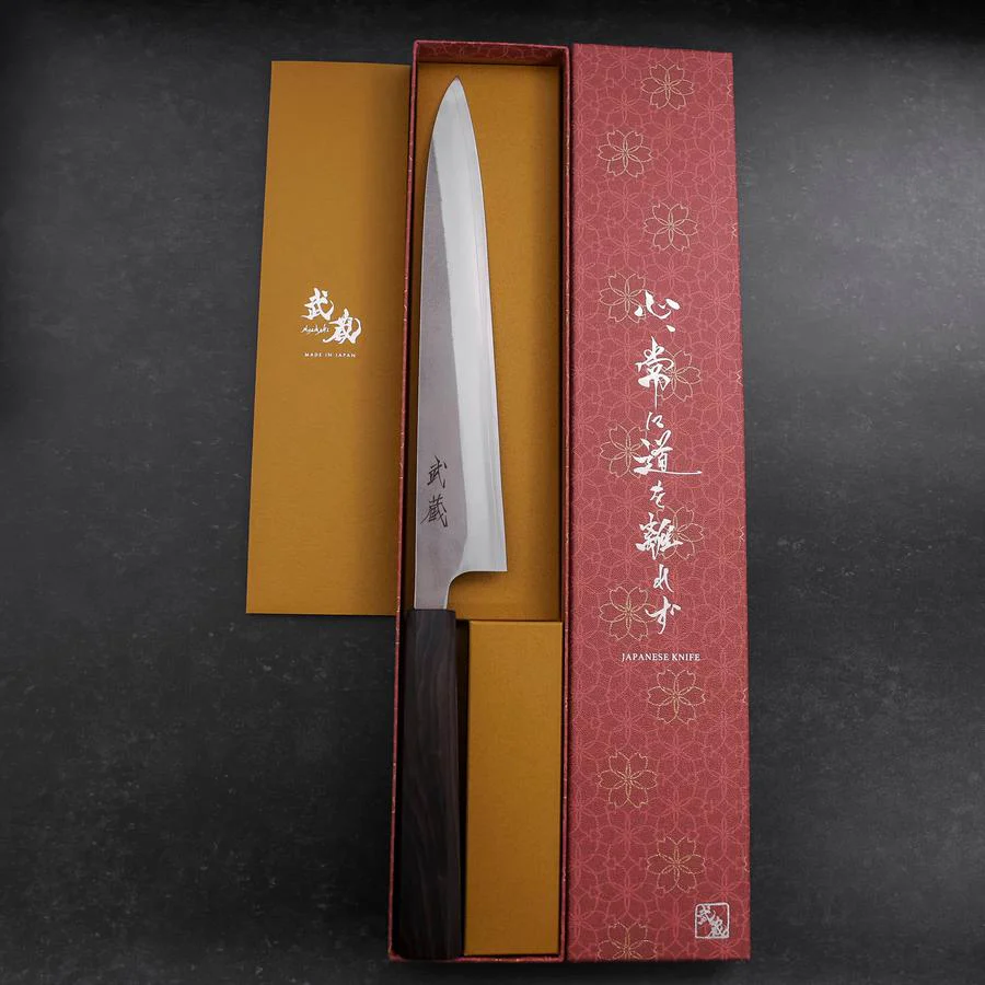 Sujihiki SKD11 Nashiji Ebenholz Griff 240mm - Image 8