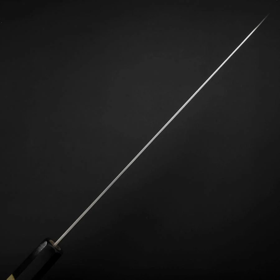Sujihiki SLD Damast Büffelhorn und Magnolienholz Griff 240mm - Image 4