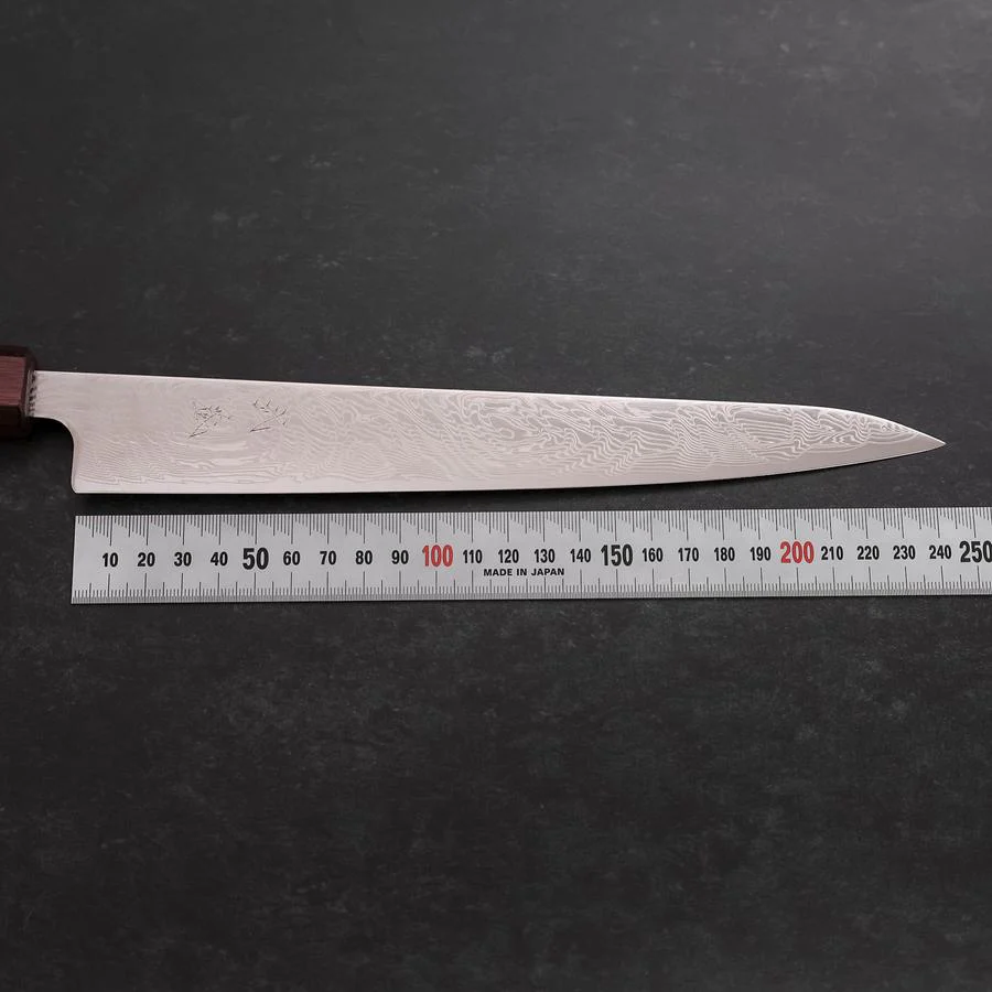 Sujihiki SLD Damast Lila Urushi Griff 240mm - Image 7