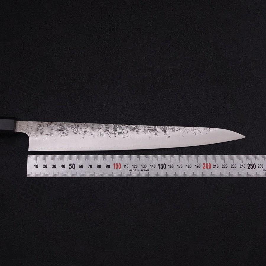 Sujihiki SLD Nashiji Washi Büffelhorn und Ebenholz Griff 240mm - Image 7