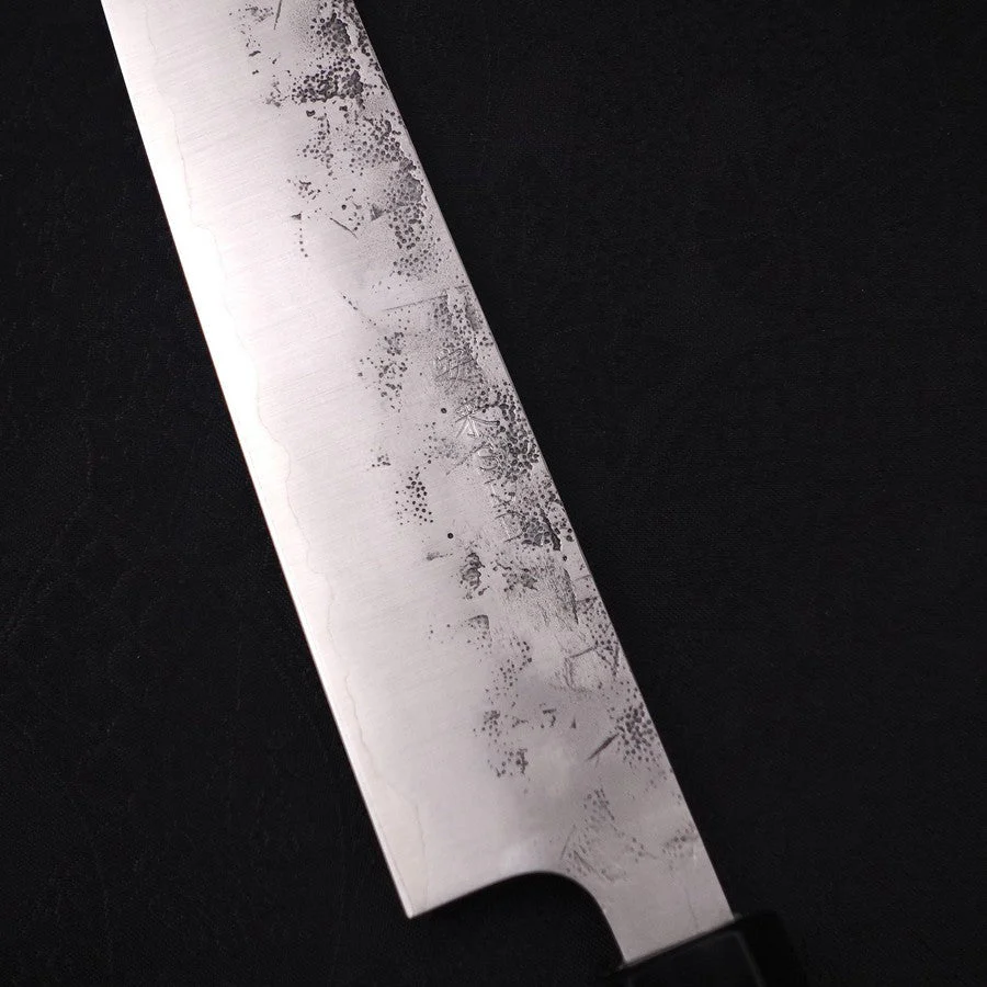 Sujihiki SLD Nashiji Washi Büffelhorn und Magnolienholz Griff 240mm - Image 3