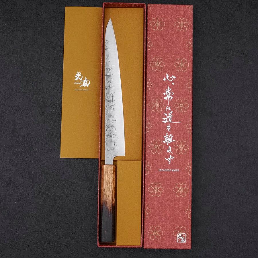 Sujihiki SLD Nashiji Washi Yaki Urushi Griff 240mm - Image 8