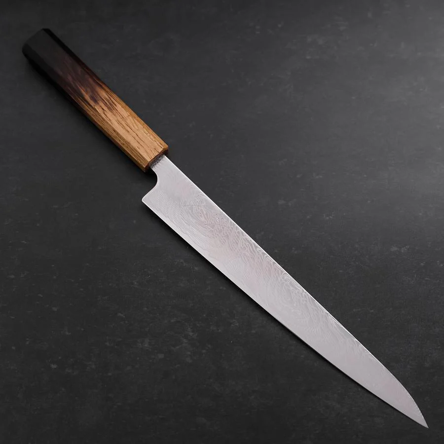 Sujihiki SLD Wellen Damast Yaki Urushi Griff 240mm