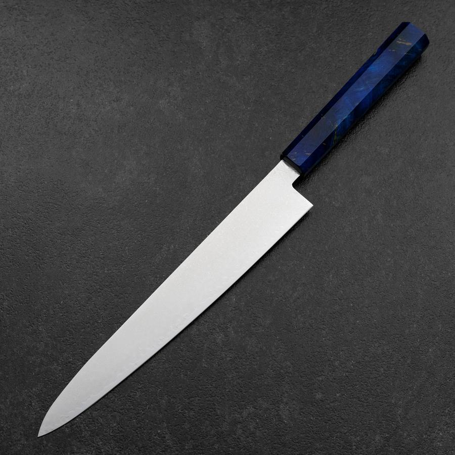 Sujihiki VG-10 Damast Blauer Birkenholz Griff 240mm - Image 2