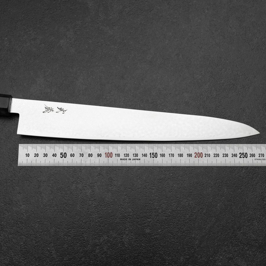 Sujihiki VG-10 Damast Blauer Birkenholz Griff 270mm - Image 7