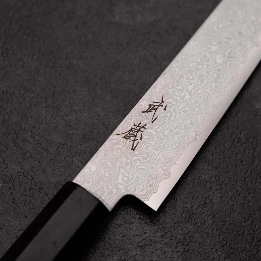 Sujihiki VG-10 Damast Ebenholz Griff 180mm - Image 3