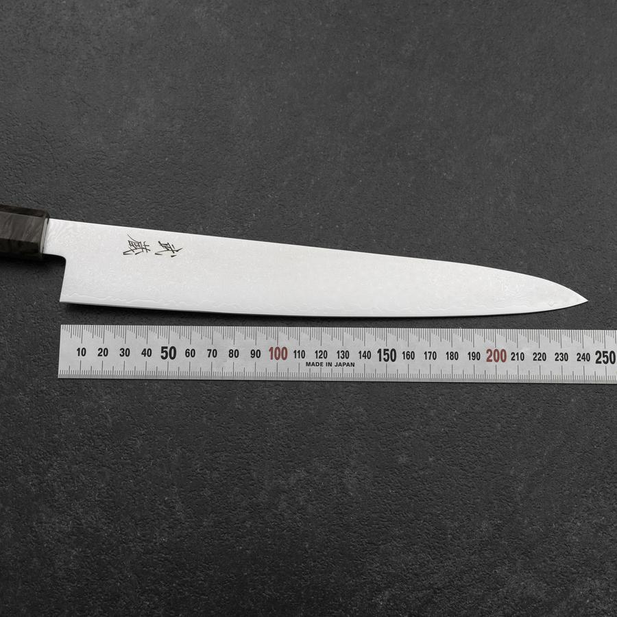 Sujihiki VG-10 Damast Grauer Birkenholz Griff 240mm - Image 7