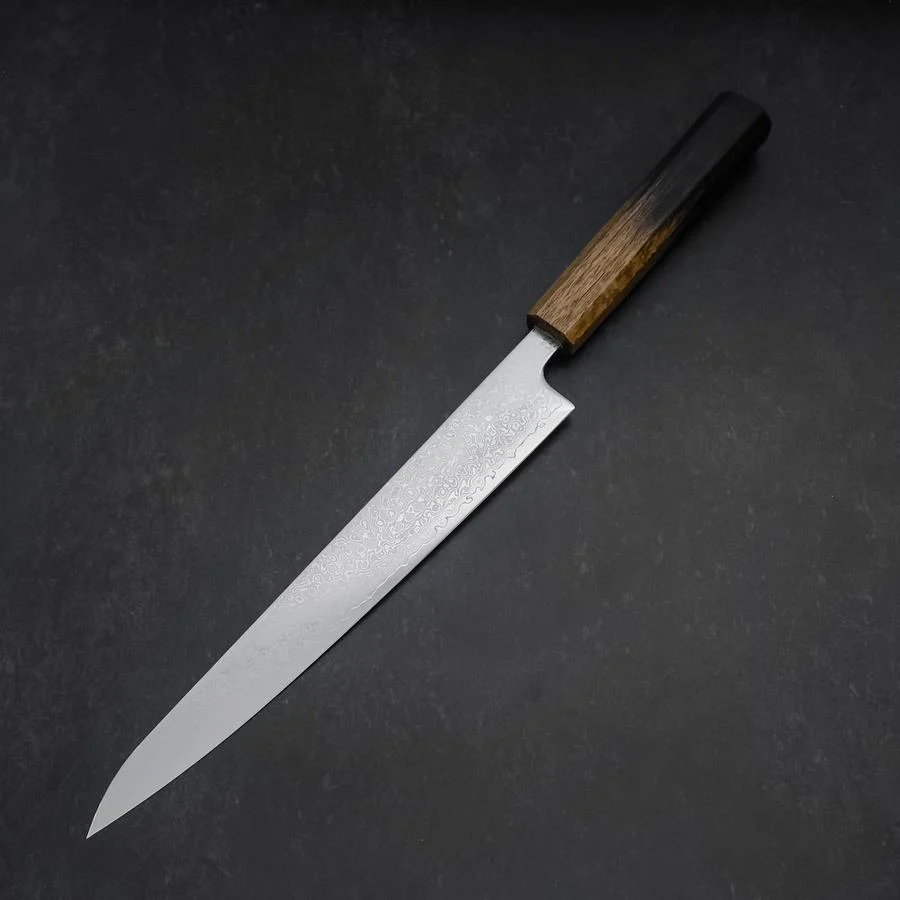 Sujihiki VG-10 Tsuchime Damast Yaki Urushi Griff 240mm - Image 2
