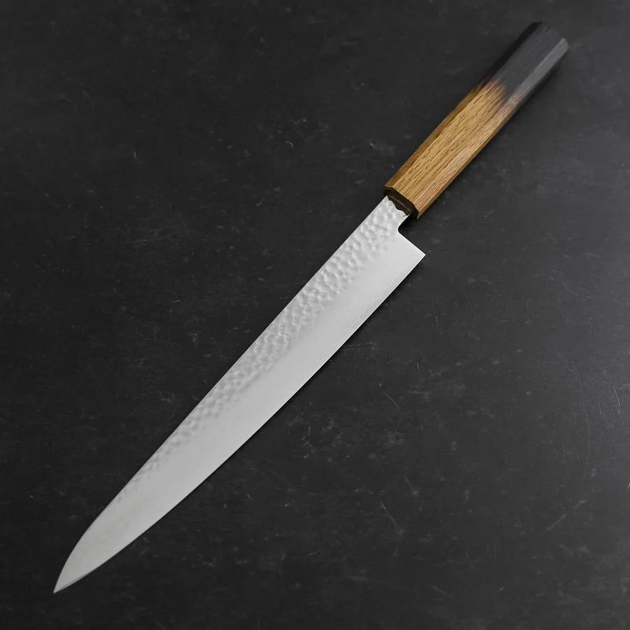 Sujihiki VG-10 Tsuchime Damast Yaki Urushi Griff 240mm - Image 2
