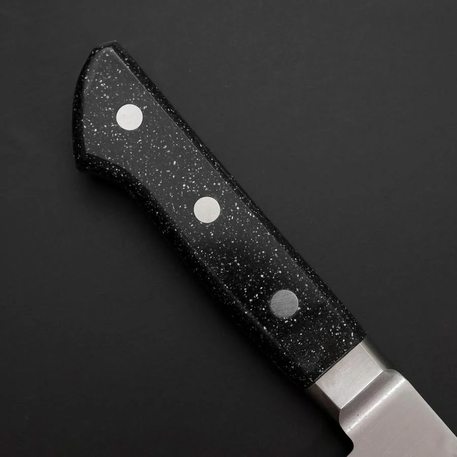 Sujihiki VG-5 Tsuchime Westlicher Schwarzer Marmorierter Griff 240mm - Image 6