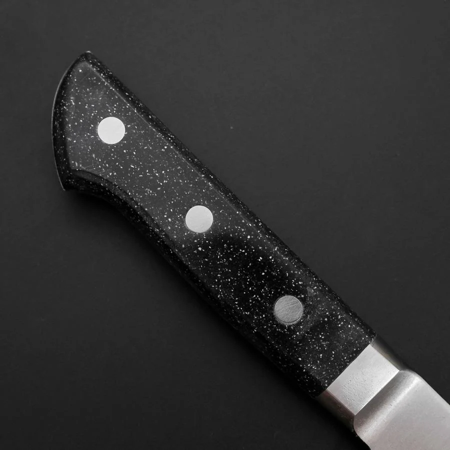 Sujihiki VG-5 Tsuchime Westlicher Schwarzer Marmorierter Griff 270mm - Image 6