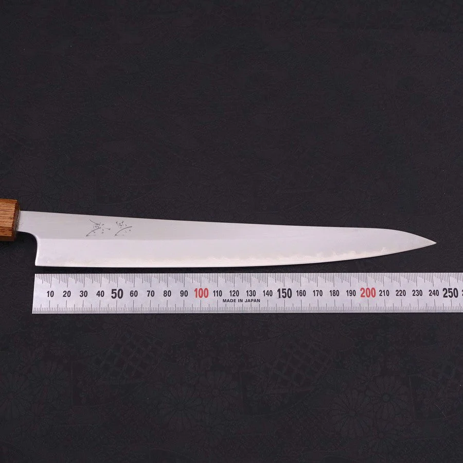 Sujihiki White Steel #1 Yaki Urushi Griff 240mm - Image 7