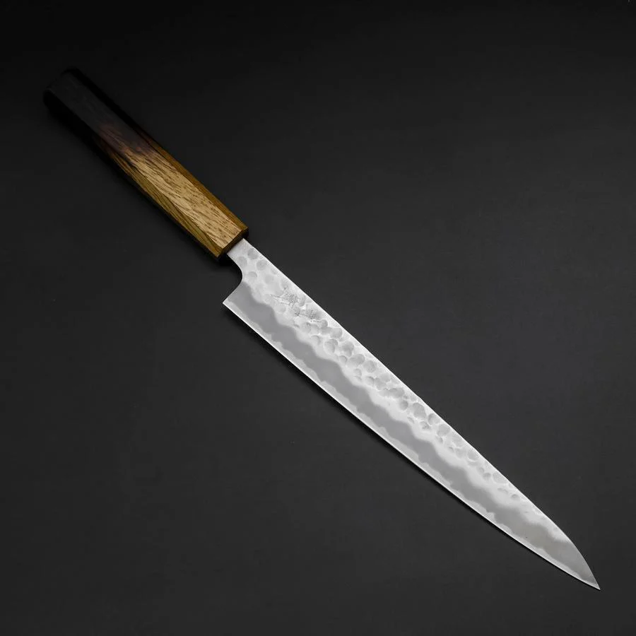 Sujihiki White Steel #2 Tsuchime Yaki Urushi Griff 240mm