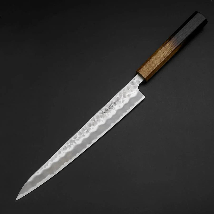 Sujihiki White Steel #2 Tsuchime Yaki Urushi Griff 240mm - Image 2