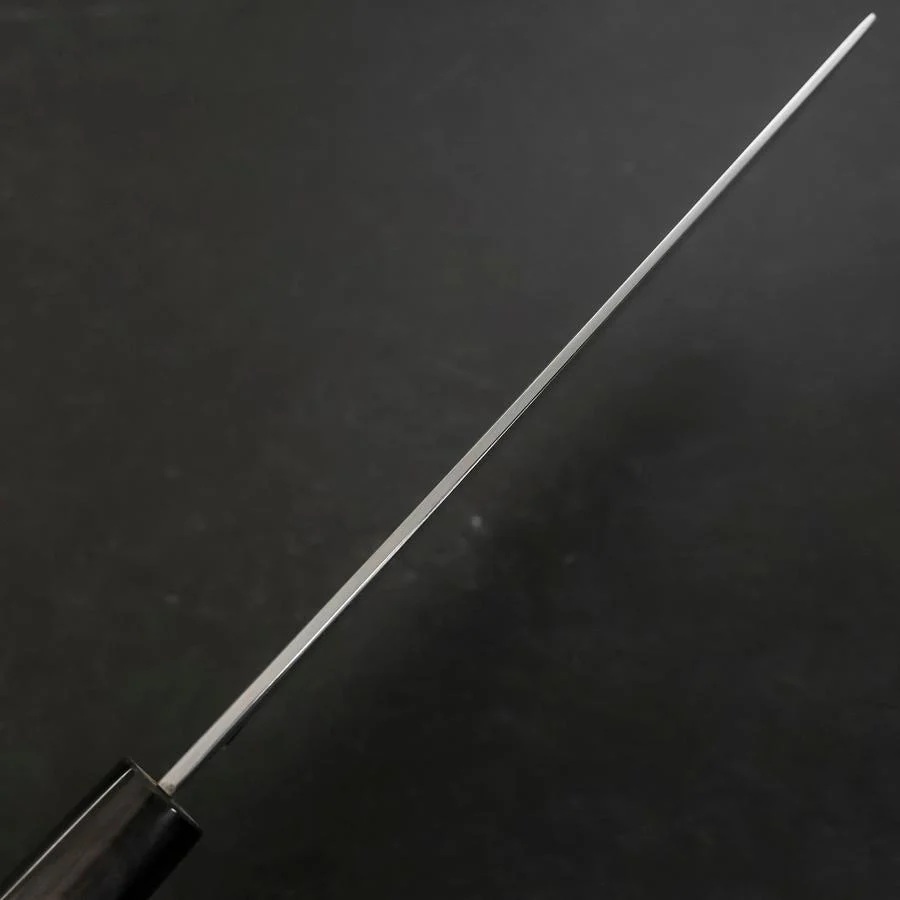 Sushikiri White Steel #2 Hon-Kasumi Büffelhorn und Magnolienholz Griff 240mm - Image 5