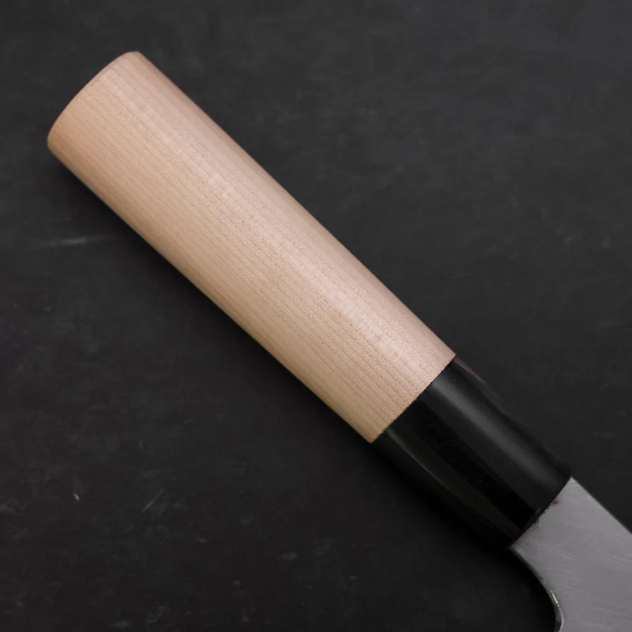 Sushikiri White Steel #2 Hon-Kasumi Büffelhorn und Magnolienholz Griff 240mm - Image 6