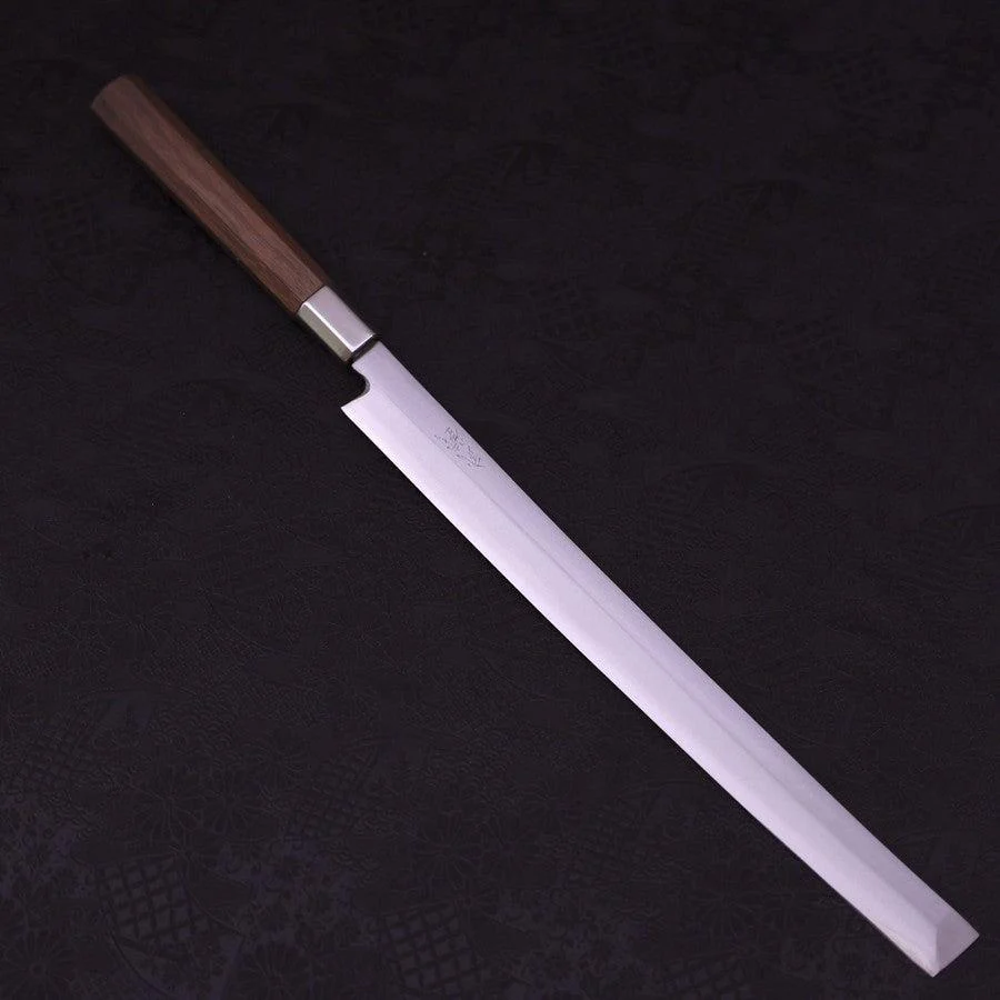 Takohiki White Steel #1 Walnuss Griff 300mm