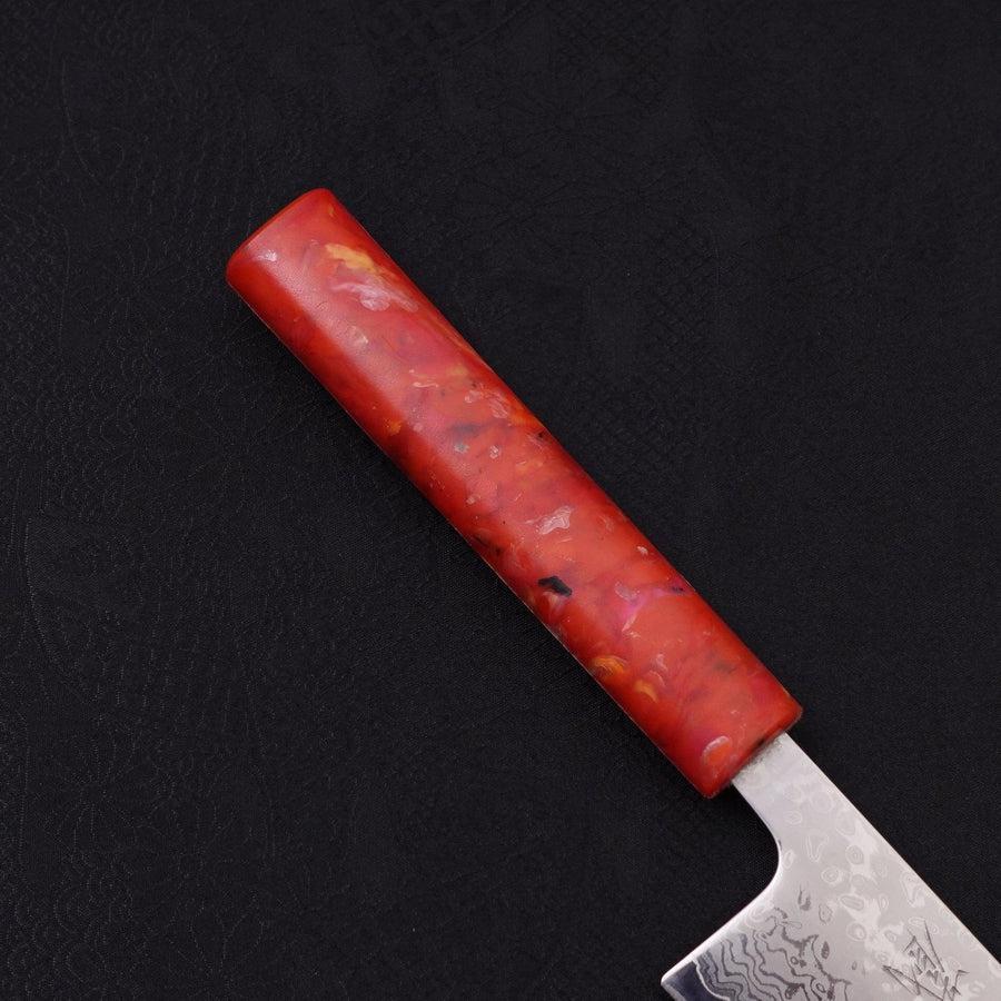 Tsushima Messer Kiritsuke VG-10 Damast Roter Ozeanplastik Griff 210mm - Image 6