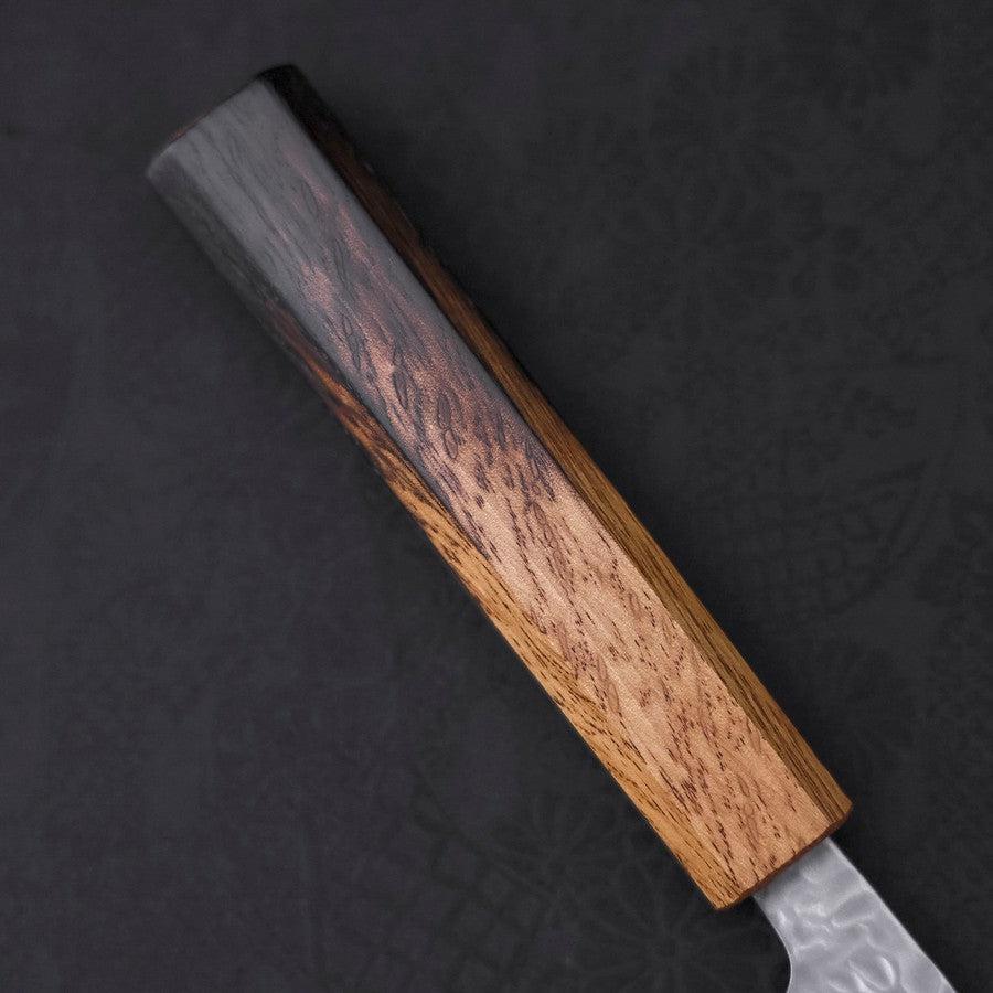 Santoku White Steel #2 Tsuchime Sumi Urushi Griff 165mm - Image 6