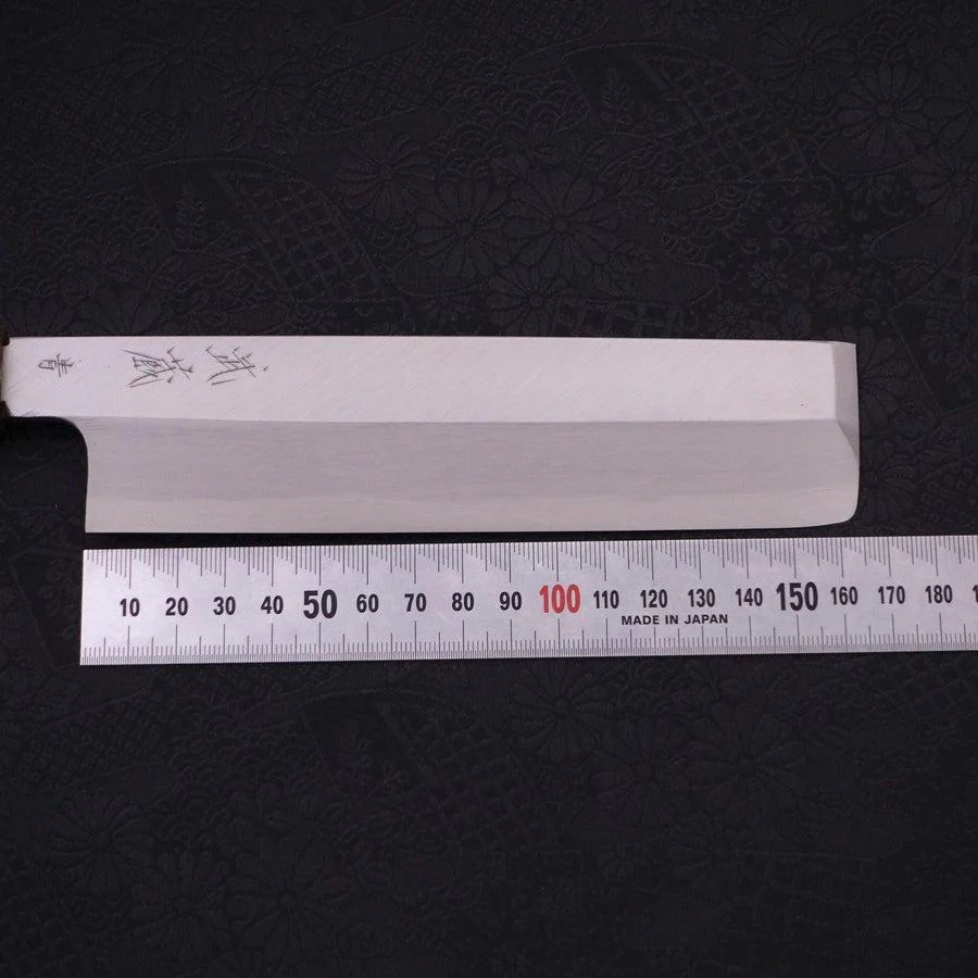 Usuba(Kanto) Blue Steel #2 Kasumi Sumi Urushi Griff 165mm - Image 7