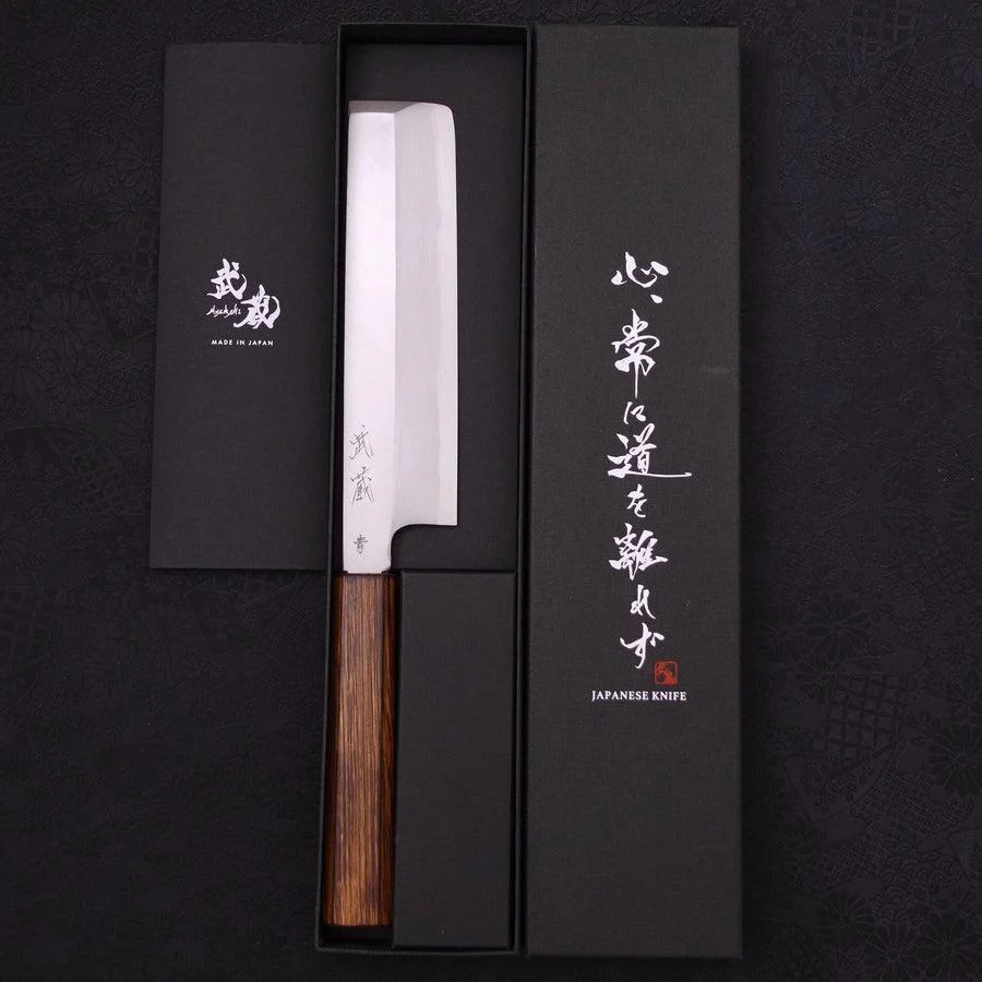 Usuba(Kanto) Blue Steel #2 Kasumi Sumi Urushi Griff 165mm - Image 8