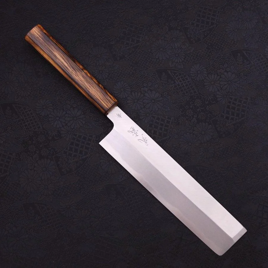 Usuba(Kanto-Stil) Blue Steel #2 Kasumi Sumi Urushi Griff 210mm