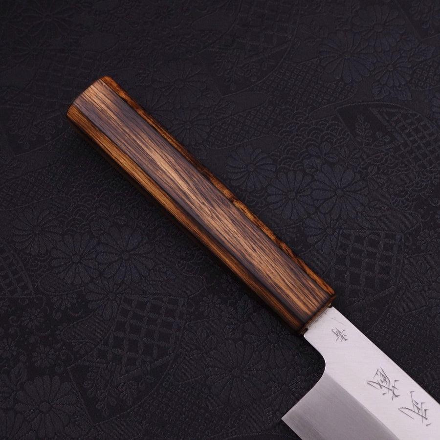 Usuba(Kanto-Stil) Blue Steel #2 Kasumi Sumi Urushi Griff 210mm - Image 6