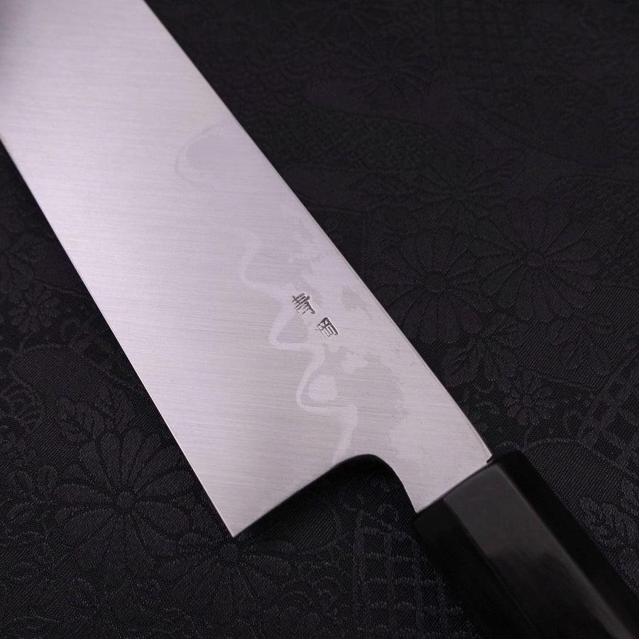 Usuba(Kanto-Stil) Blue Steel #2 Suminagashi Büffelhorn und Ebenholz Griff 180mm - Image 3