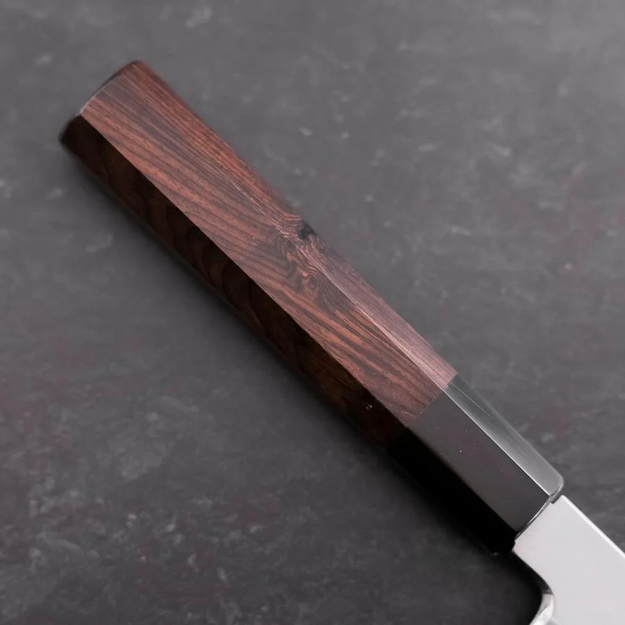 Usuba(Kanto) White Steel #2 Kasumi Büffelhorn und Ebenholz Griff 165mm - Image 6