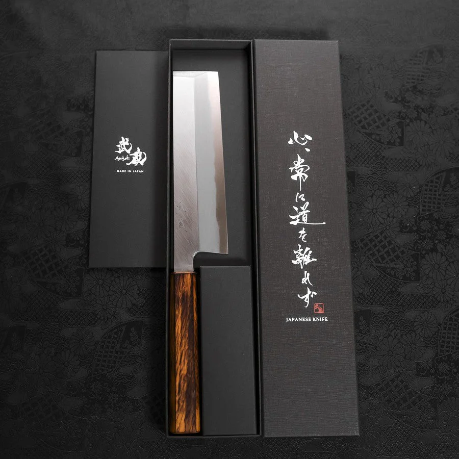 Usuba(Kanto) White Steel #2 Kasumi Sumi Urushi Griff 180mm - Image 8