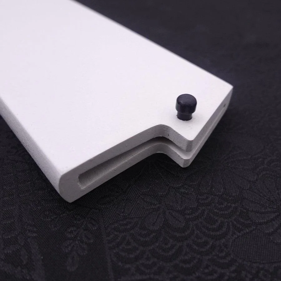 Weiße Ishime Saya/Scheide für Nakiri mit Pin 165mm - Image 2