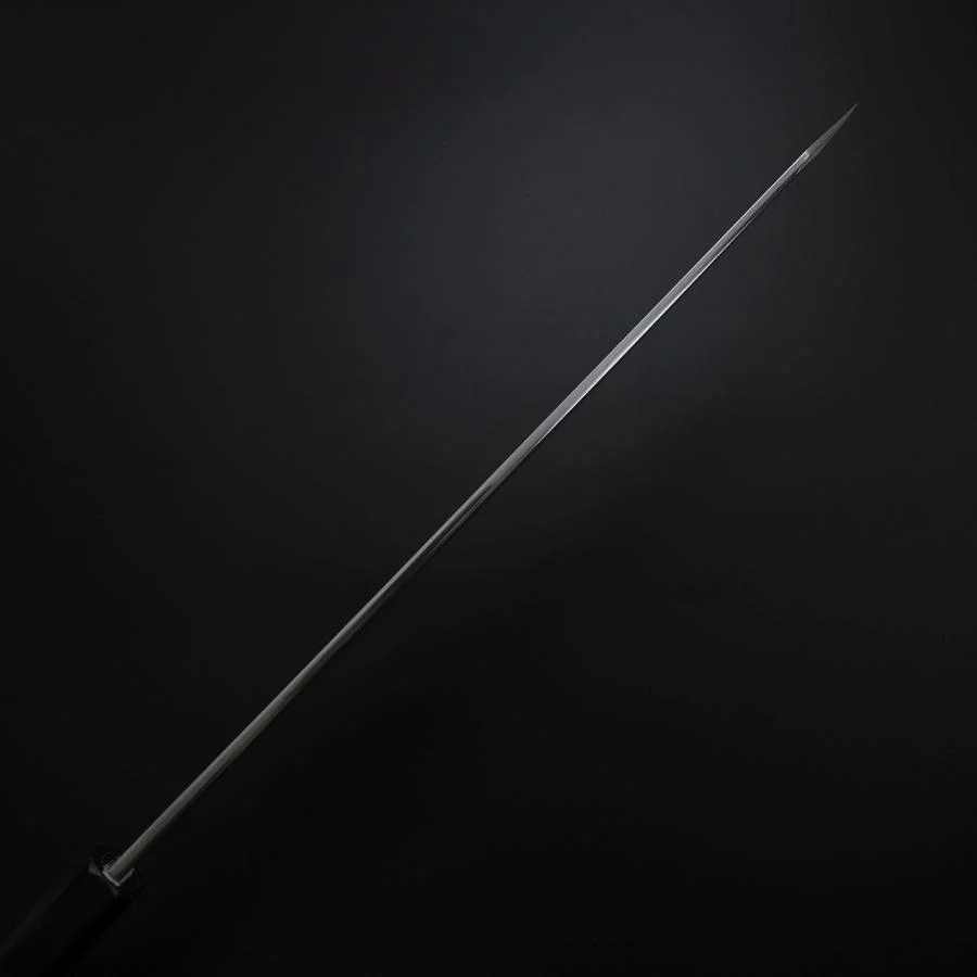 Yanagi Kiritsuke Silver Steel #3 Kasumi Büffelhorn und Ebenholz Griff 300mm - Image 5