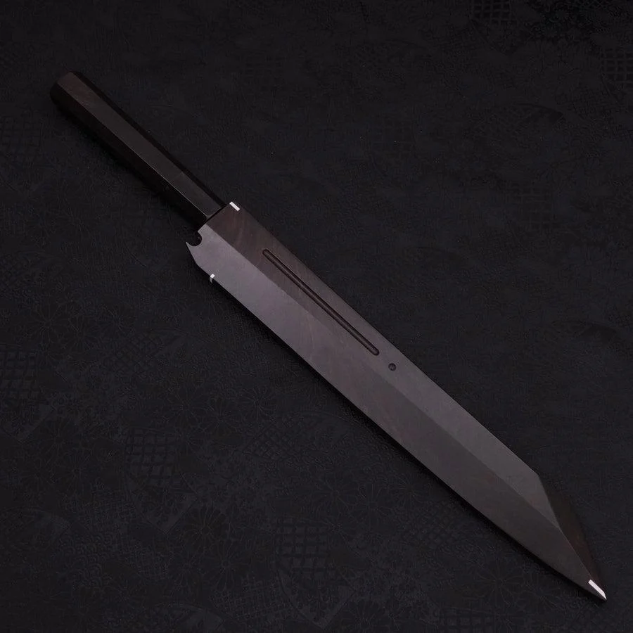 Yanagi Kiritsuke Silver Steel #3 Kagami Büffelhorn und Ebenholz Griff 270mm - Image 11